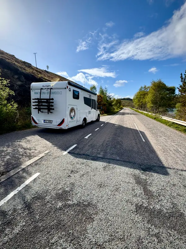 Driving through the Highlands