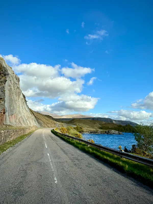 Driving through the Highlands