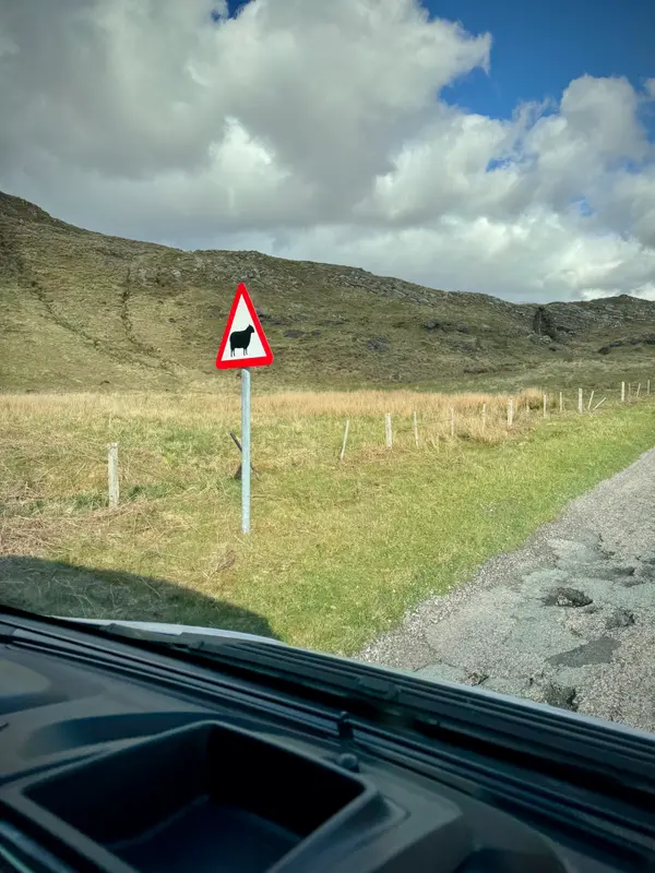 Driving through the Highlands