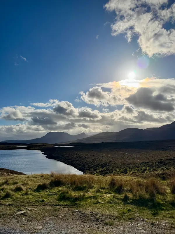 Driving through the Highlands