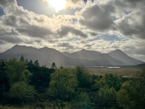 Driving through the Highlands